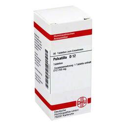 Abbildung: DHU Pulsatilla D 12 Tabletten Tabletten, 80 St PZN 02104525