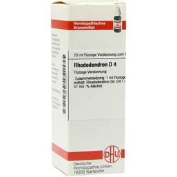 Abbildung: DHU Rhododendron D 4 Dilution Dilution, 20 ml PZN 02104761