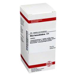 Abbildung: DHU Rhus toxicodendron D 4 Tabletten Tabletten, 200 St PZN 02104927
