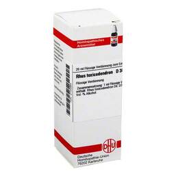 Abbildung: Rhus toxicodendron D 30 Dilution Dilution, 20 ml PZN 02104985
