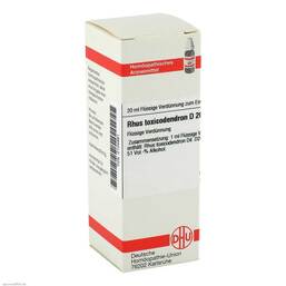 Abbildung: Rhus toxicodendron D 20 Dilution Dilution, 20 ml PZN 02104991