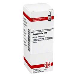 Abbildung: Sanguinaria D 6 Dilution Dilution, 20 ml PZN 02105418