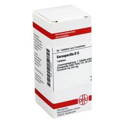 Abbildung: Sarsaparilla D 6 Tabletten Tabletten, 80 St PZN 02105430