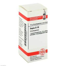 Abbildung: Sepia D 10 Globuli Globuli, 10 g PZN 02105938