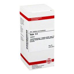 Abbildung: Sepia D 4 Tabletten Tabletten, 200 St PZN 02105967