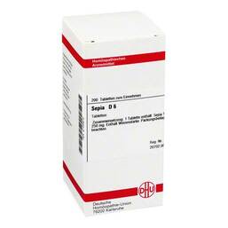 Abbildung: Sepia D 6 Tabletten Tabletten, 200 St PZN 02105973