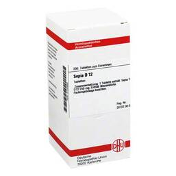 Abbildung: Sepia D 12 Tabletten Tabletten, 200 St PZN 02105996