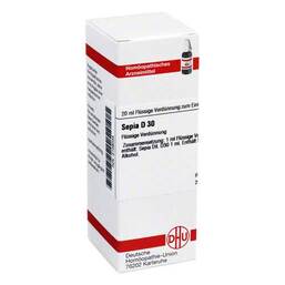 Abbildung: DHU Sepia D 30 Dilution 20 ml, Dilution PZN 02106033