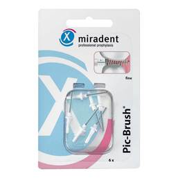 Abbildung: Pic Brush Interdentalbürste Ersatzb. weiß 2mm 6 St, Zahnbürste PZN 02106062
