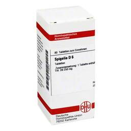 Abbildung: Spigelia D 6 Tabletten Tabletten, 80 St PZN 02106292