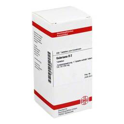 Abbildung: DHU Valeriana D 2 Tabletten Tabletten, 200 St PZN 02108084