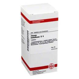 Abbildung: DHU Zincum metallicum D 6 Tabletten Tabletten, 200 St PZN 02108517