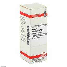 Abbildung: Zincum metallicum D 8 Dilution Dilution, 20 ml PZN 02108575