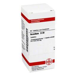 Abbildung: Aconitum D 30 Tabletten Tabletten, 80 St PZN 02109020