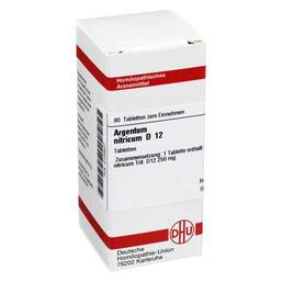 Abbildung: Argentum nitricum D 12 Tabletten Tabletten, 80 St PZN 02109907