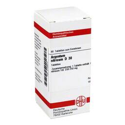 Abbildung: DHU Argentum nitricum D 30 Tabletten 80 St, Tabletten PZN 02109913