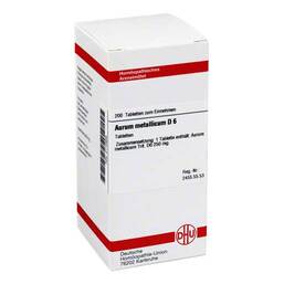 Abbildung: DHU Aurum metallicum D 6 Tabletten Tabletten, 200 St PZN 02110939