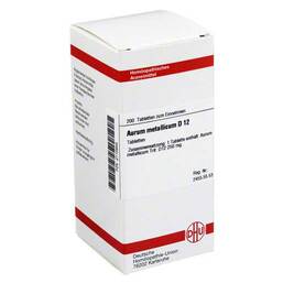 Abbildung: DHU Aurum metallicum D 12 Tabletten Tabletten, 200 St PZN 02110945