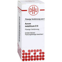 Abbildung: DHU Aurum metallicum D 8 Dilution Dilution, 50 ml PZN 02110980