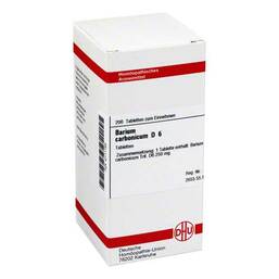 Abbildung: Barium carbonicum D 6 Tabletten Tabletten, 200 St PZN 02111169