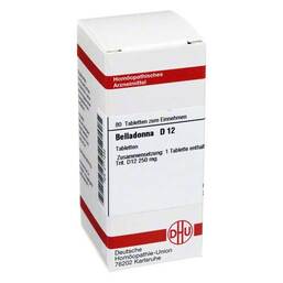 Abbildung: Belladonna D 12 Tabletten Tabletten, 80 St PZN 02111235
