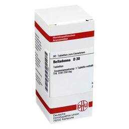 Abbildung: Belladonna D 30 Tabletten Tabletten, 80 St PZN 02111293