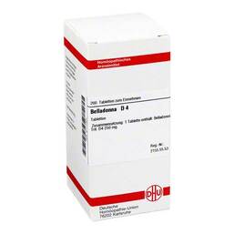 Abbildung: Belladonna D 4 Tabletten Tabletten, 200 St PZN 02111301