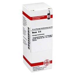 Abbildung: DHU Borax D 6 Dilution Dilution, 20 ml PZN 02111413