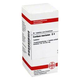 Abbildung: Carduus marianus D 4 Tabletten Tabletten, 80 St PZN 02112016