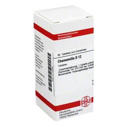 Abbildung: Chamomilla D 12 Tabletten Tabletten, 80 St PZN 02112358