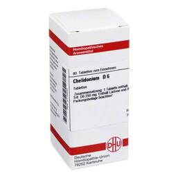 Abbildung: DHU Chelidonium D 6 Tabletten Tabletten, 80 St PZN 02112430