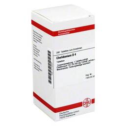 Abbildung: DHU Chelidonium D 4 Tabletten Tabletten, 200 St PZN 02112447