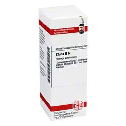 Abbildung: China D 6 Dilution Dilution, 20 ml PZN 02112565