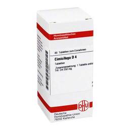 Abbildung: Cimicifuga D 4 Tabletten Tabletten, 80 St PZN 02112654