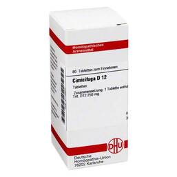 Abbildung: Cimicifuga D 12 Tabletten Tabletten, 80 St PZN 02112677