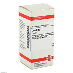 Abbildung: Cina D 12 Tabletten Tabletten, 80 St PZN 02112720