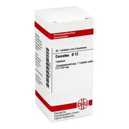Abbildung: DHU Cocculus D 12 Tabletten Tabletten, 80 St PZN 02112832