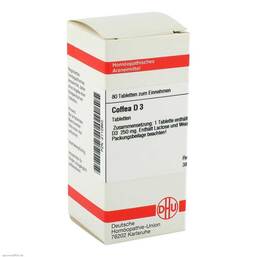 Abbildung: Coffea D 3 Tabletten Tabletten, 80 St PZN 02112950