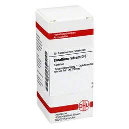Abbildung: Corallium rubrum D 6 Tabletten Tabletten, 80 St PZN 02113412