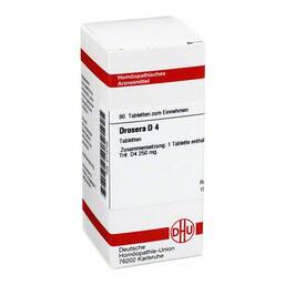 Abbildung: DHU Drosera D 4 Tabletten Tabletten, 80 St PZN 02113748