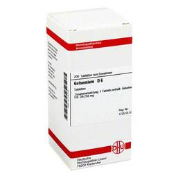 Abbildung: DHU Gelsemium D 6 Tabletten Tabletten, 200 St PZN 02114713