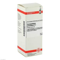Abbildung: Harpagophytum procumbens D 4 Dilution Dilution, 50 ml PZN 02115374