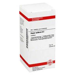 Abbildung: DHU Hepar sulfuris D 3 Tabletten Tabletten, 200 St PZN 02115552