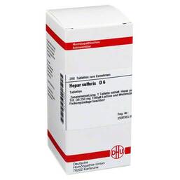 Abbildung: DHU Hepar sulfuris D 6 Tabletten Tabletten, 200 St PZN 02115575