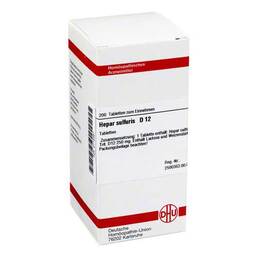 Abbildung: DHU Hepar sulfuris D 12 Tabletten Tabletten, 200 St PZN 02115581
