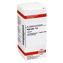 Abbildung: DHU Hydrastis D 4 Tabletten Tabletten, 80 St PZN 02115658