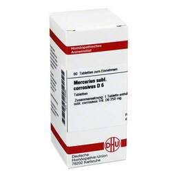 Abbildung: Mercurius sublimatus corrosivus D 6 Tabletten Tabletten, 80 St PZN 02116480