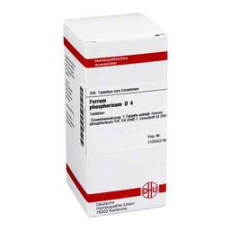 Abbildung: DHU Ferrum phosphoricum D 4 Tabletten Tabletten, 200 St PZN 02117172