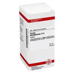 Abbildung: DHU Ferrum phosphoricum D 6 Tabletten Tabletten, 200 St PZN 02117189