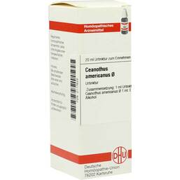 Abbildung: DHU Ceanothus americanus Urtinkt Dilution, 20 ml PZN 02117628